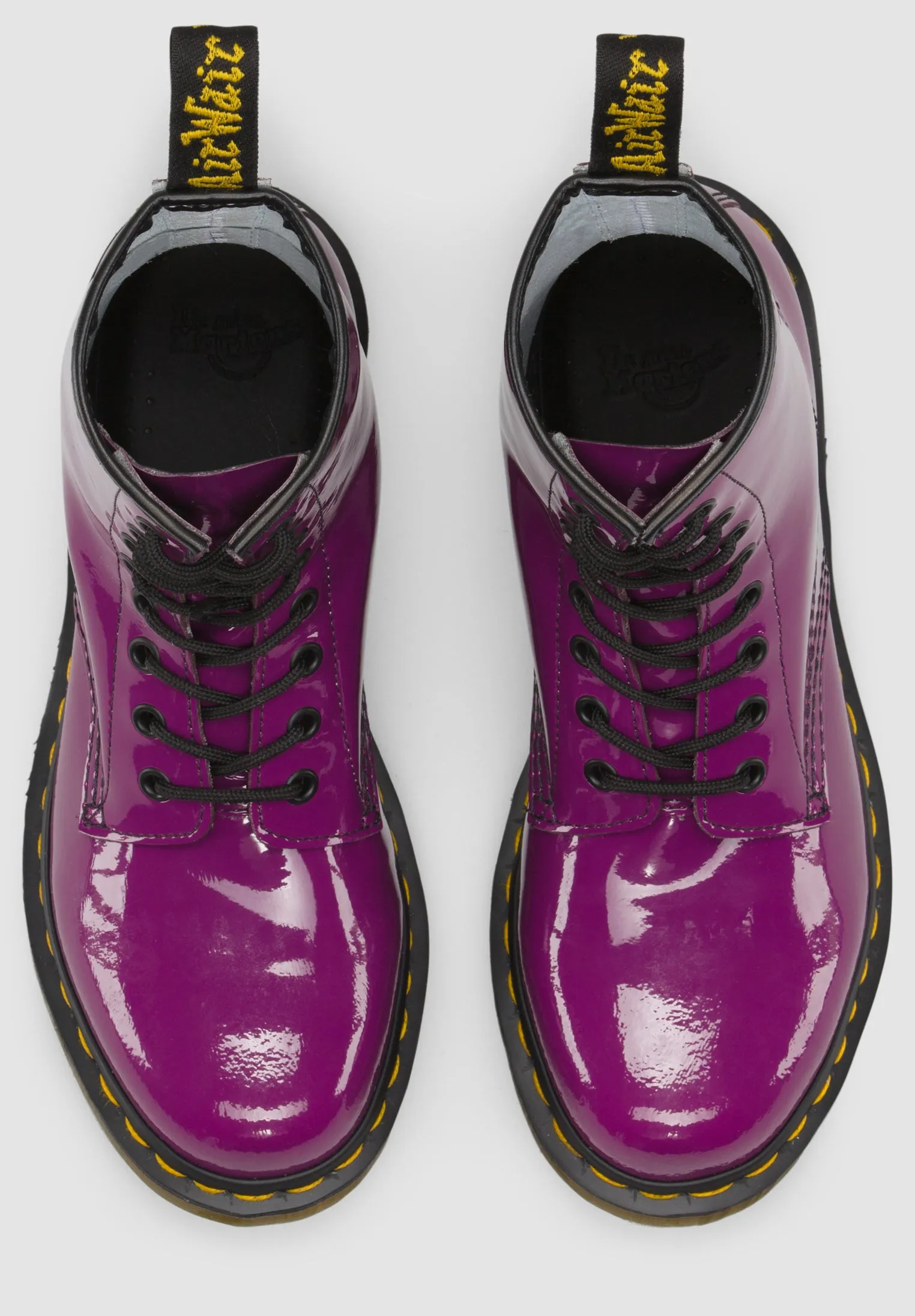 1460 Purple Patent Boots