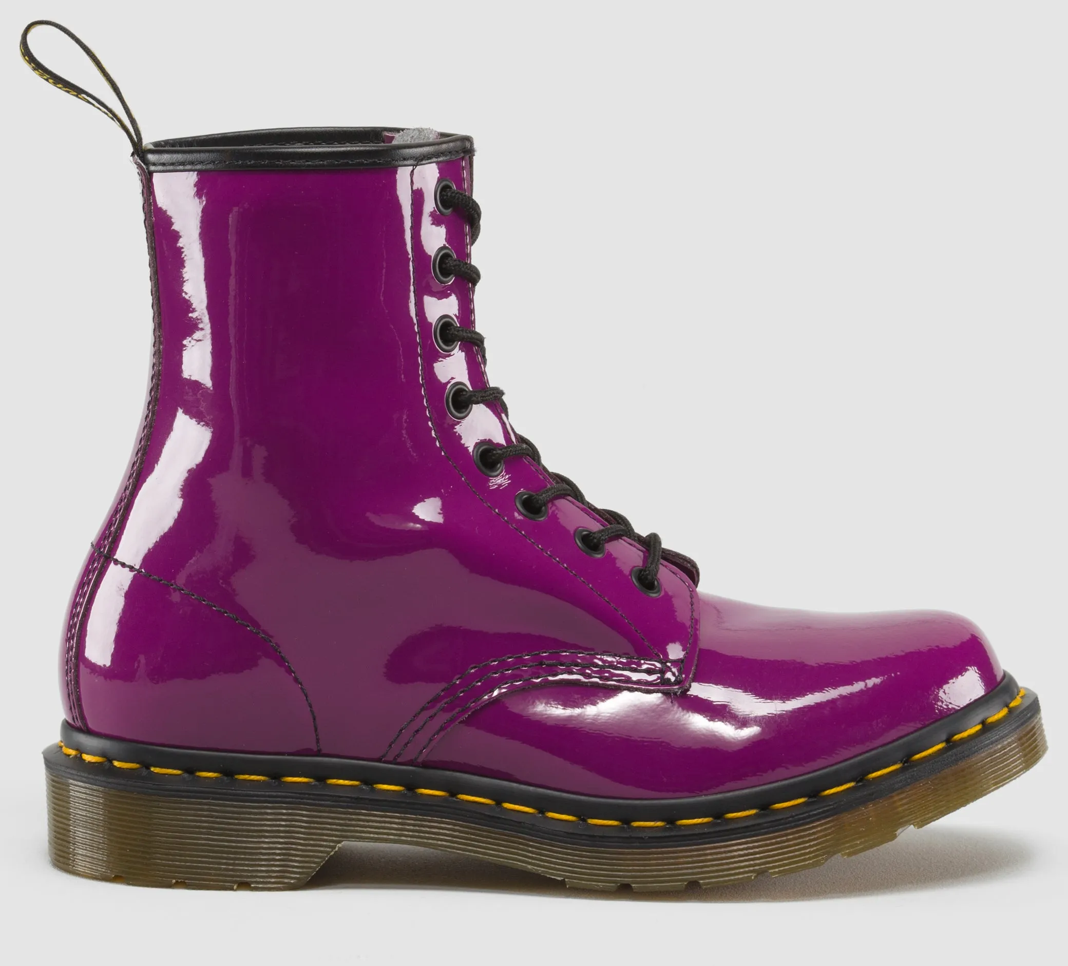 1460 Purple Patent Boots