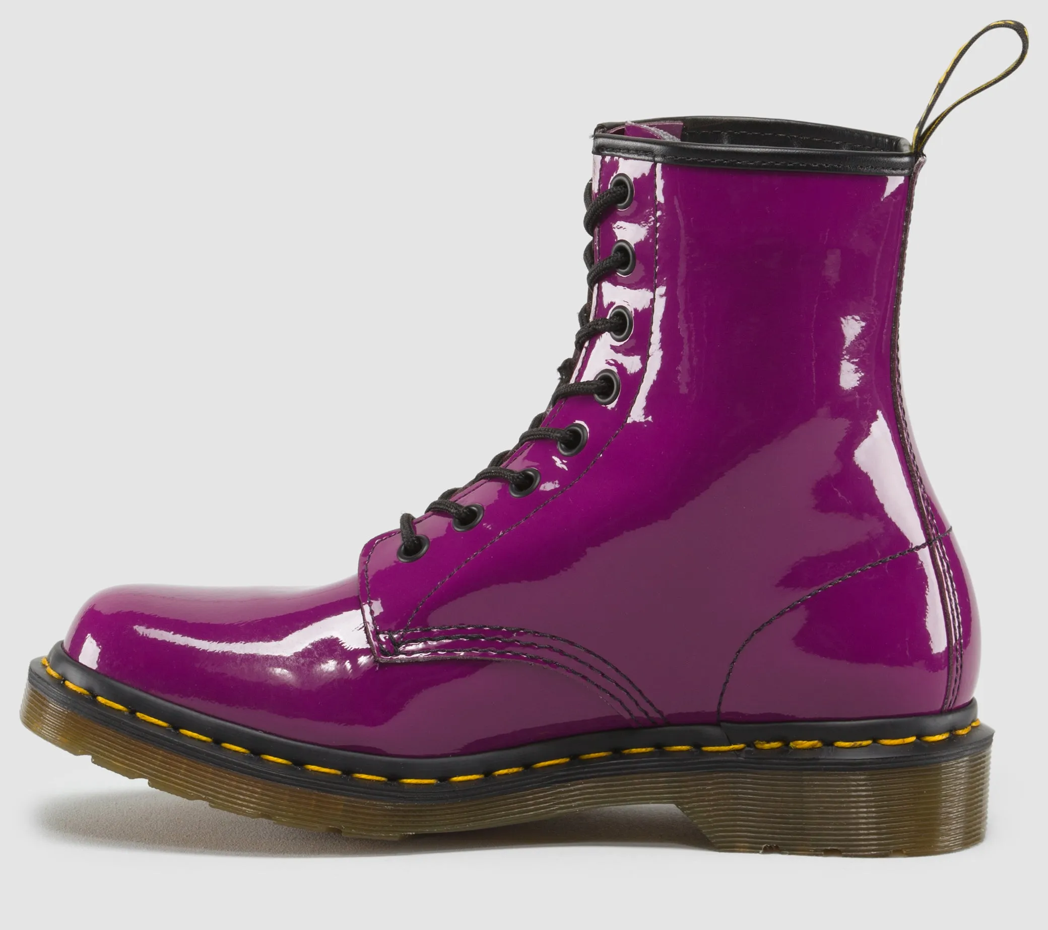 1460 Purple Patent Boots