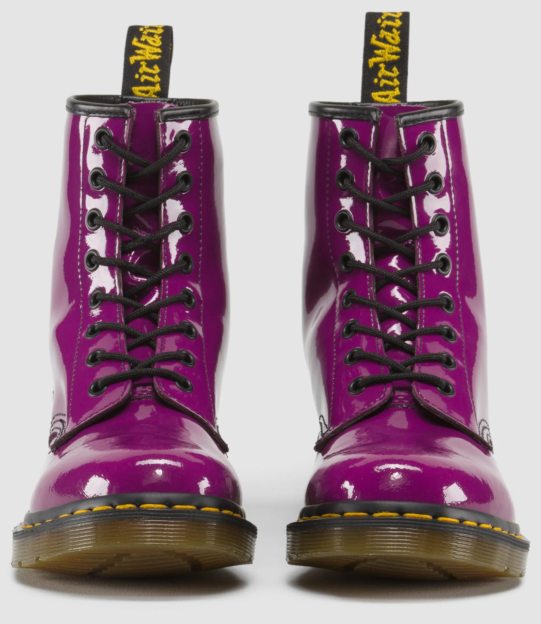 1460 Purple Patent Boots