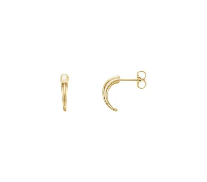 14k Half Hoops Earrings