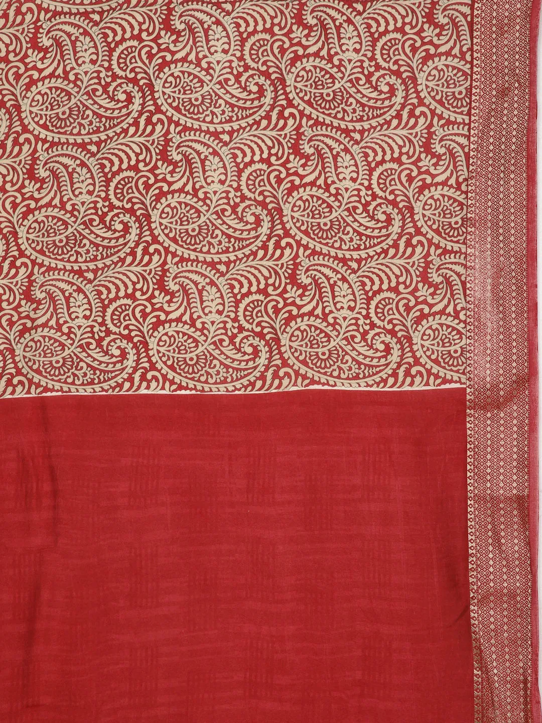 Abstract Woven Handloom Saree