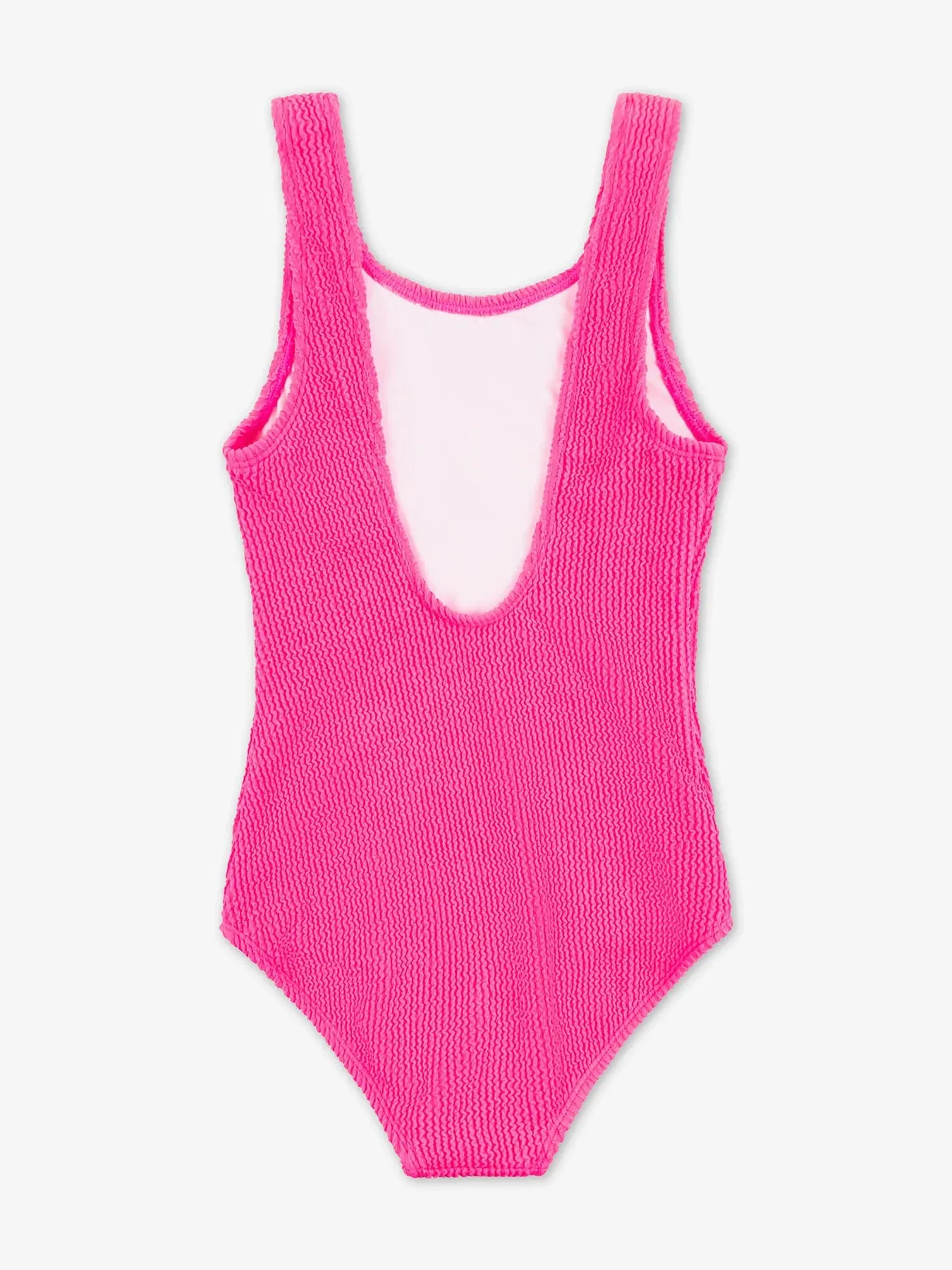 Addison - Square Neck One Piece Swimsuit with Crinkle Texture Fabric