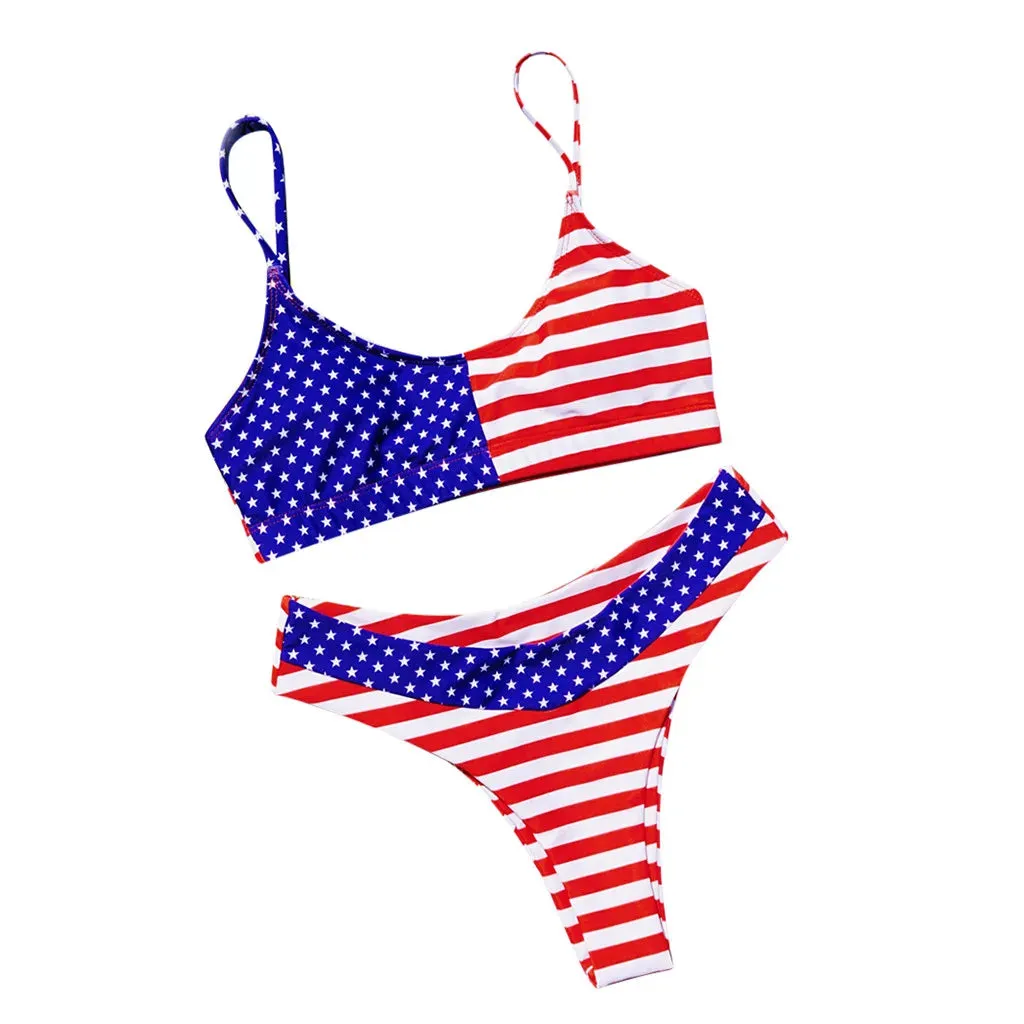 All-American Beauty Flag Bikini