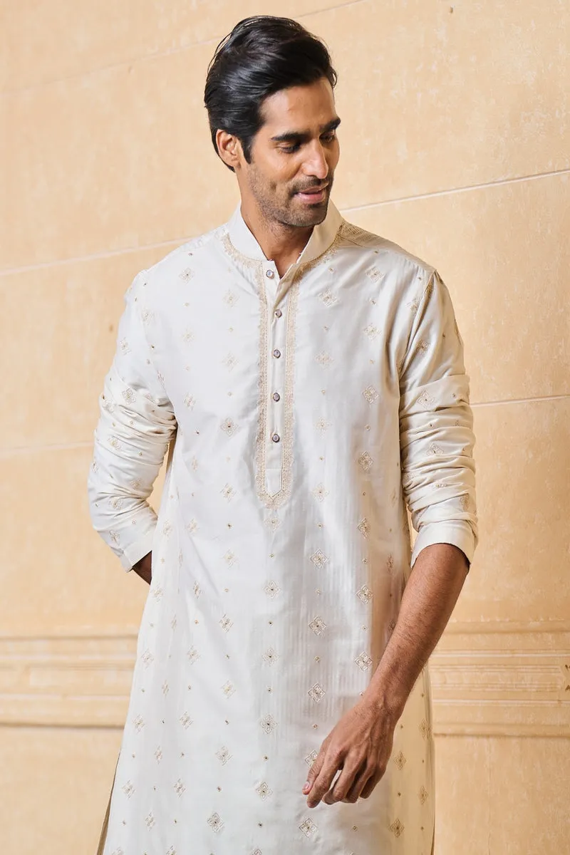 All Over Embroidered Kurta Set