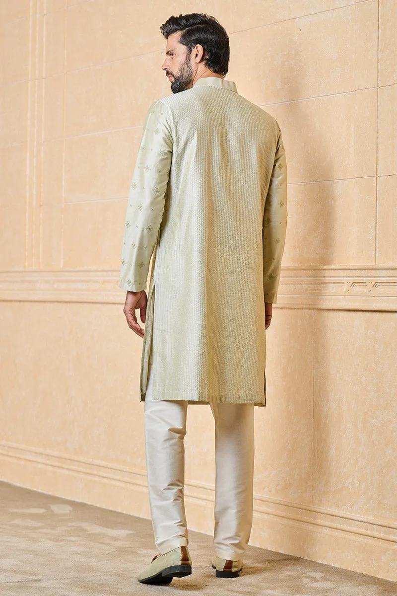 All Over Embroidered Kurta Set