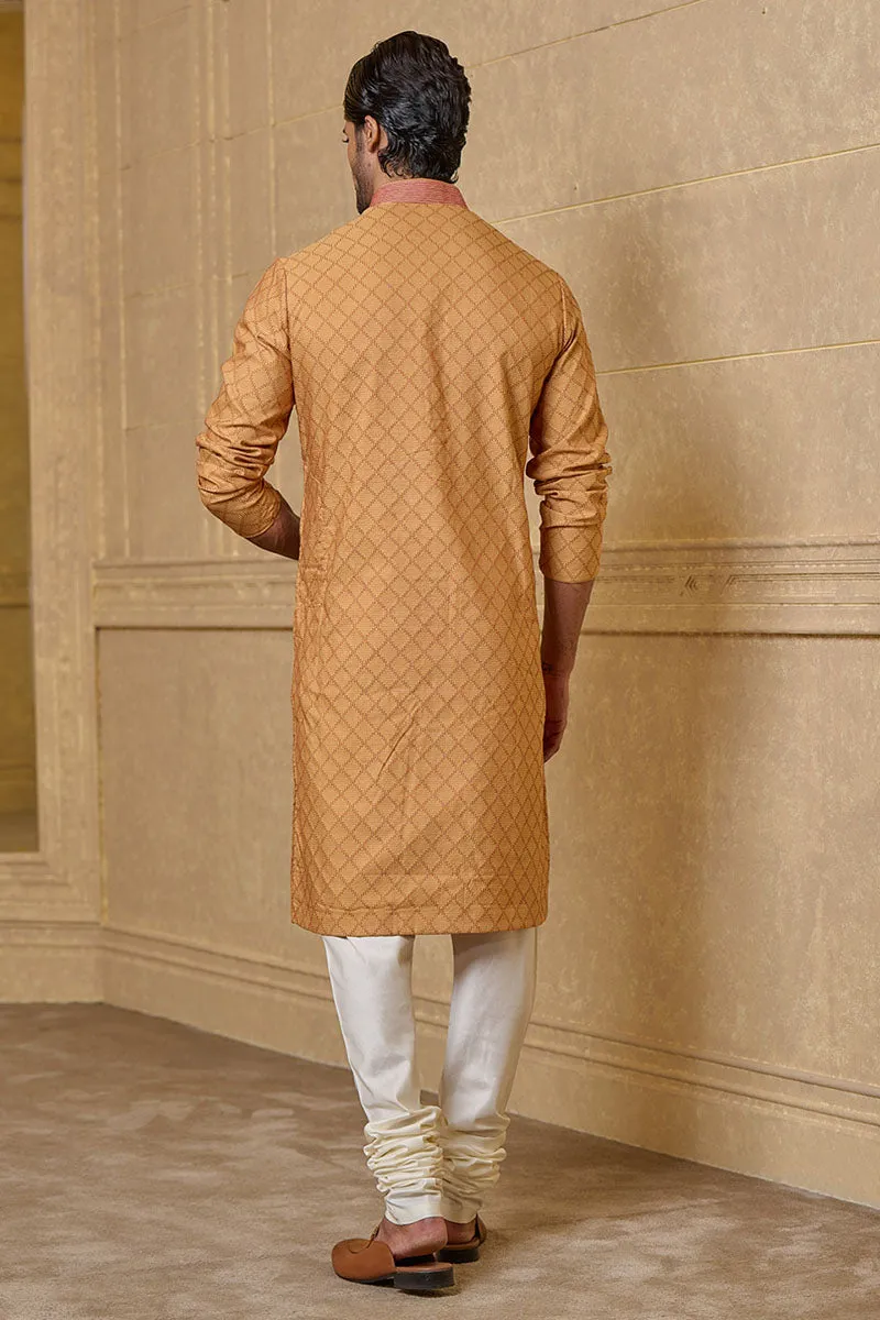 All Over Textured Kurta Set