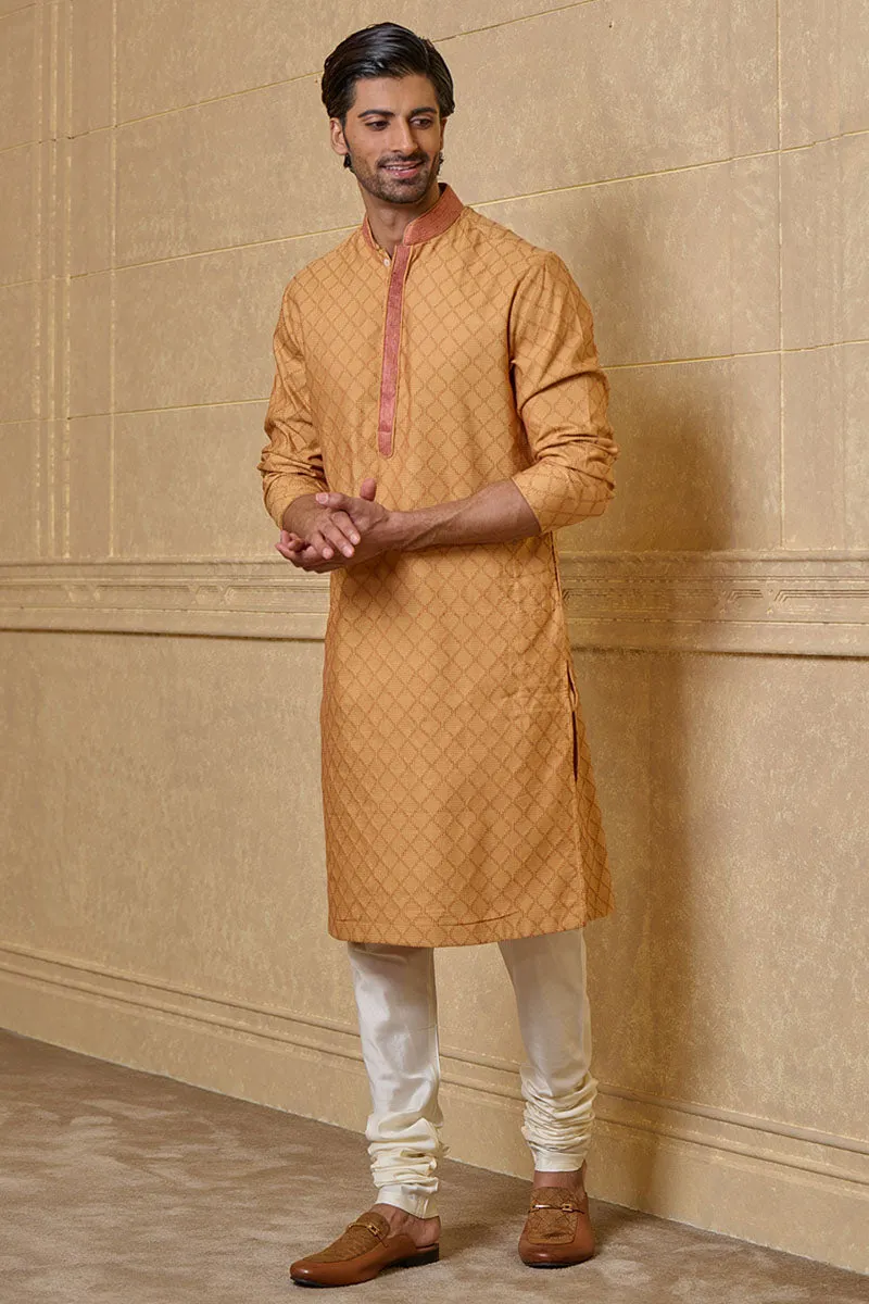 All Over Textured Kurta Set