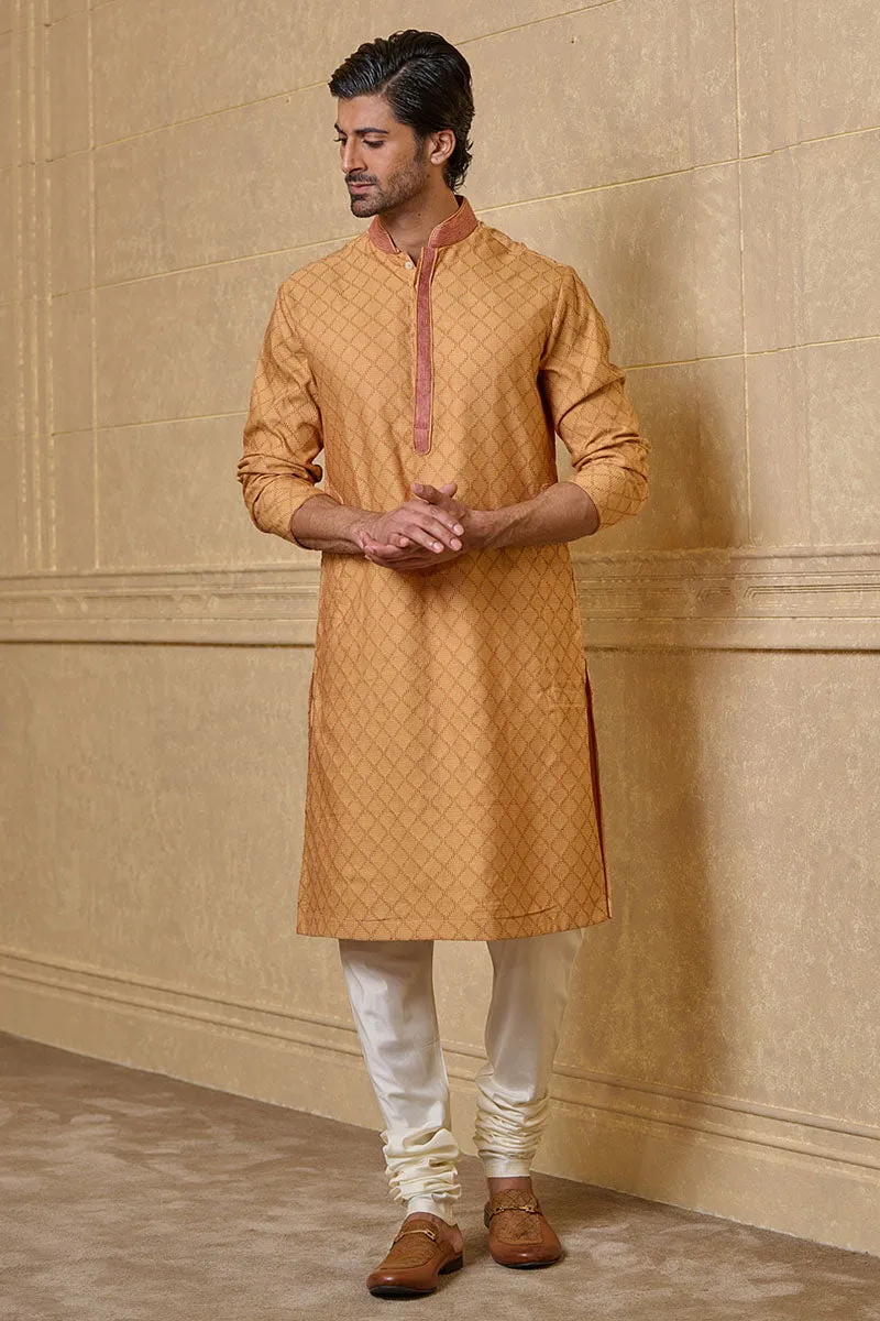 All Over Textured Kurta Set