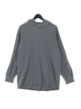 & Other Stories Men's Hoodie S Grey 100% Cotton