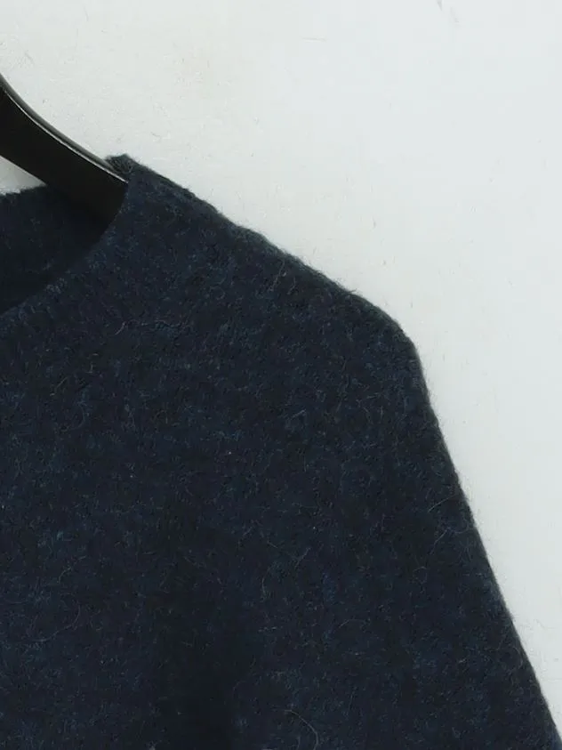 & Other Stories Men's Jumper S Blue Other with Elastane, Polyamide, Wool