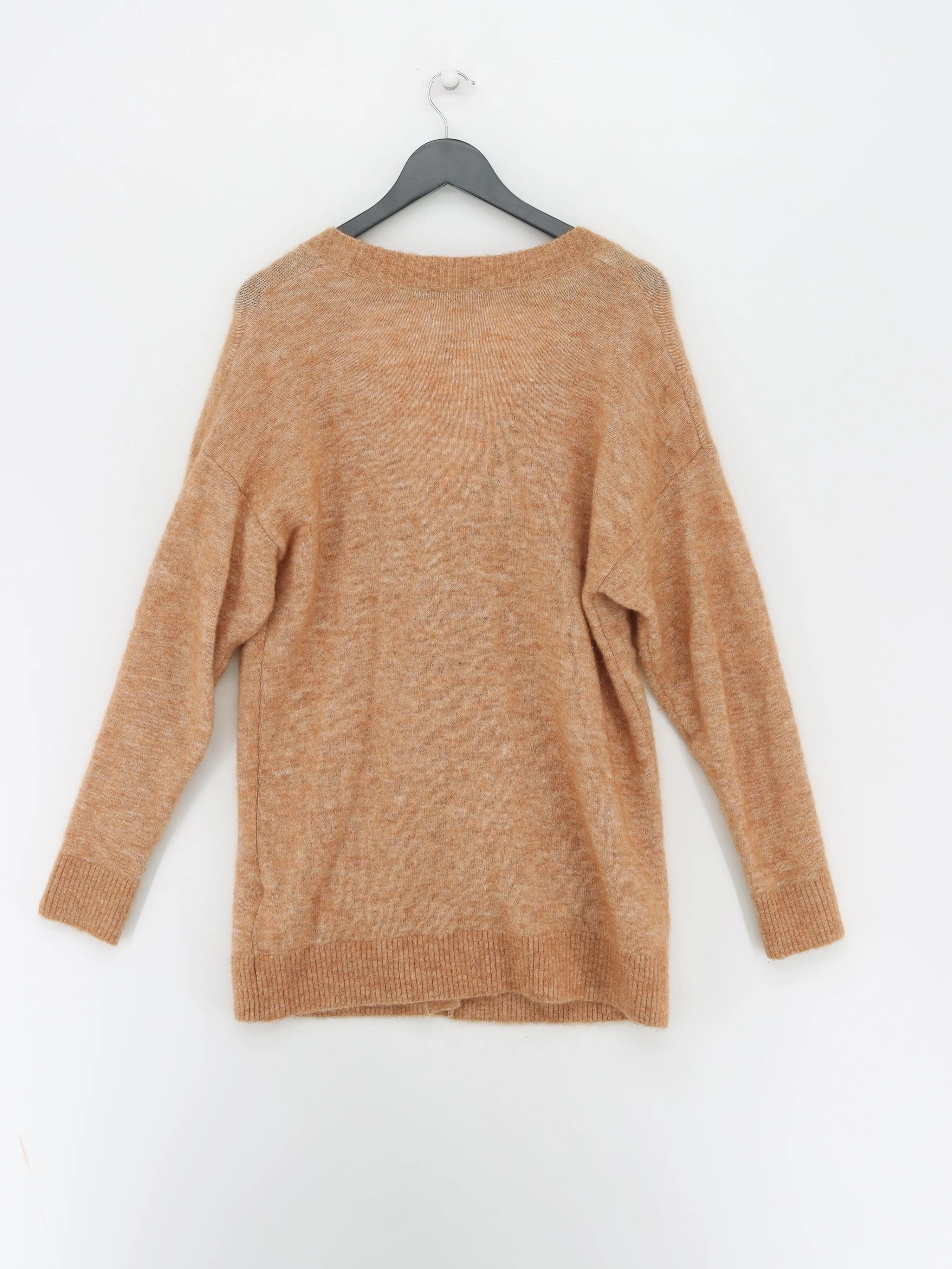 & Other Stories Women's Cardigan XS Tan Polyamide with Elastane, Mohair, Wool