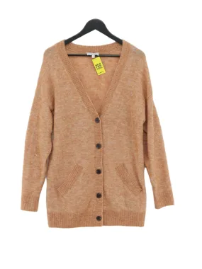 & Other Stories Women's Cardigan XS Tan Polyamide with Elastane, Mohair, Wool