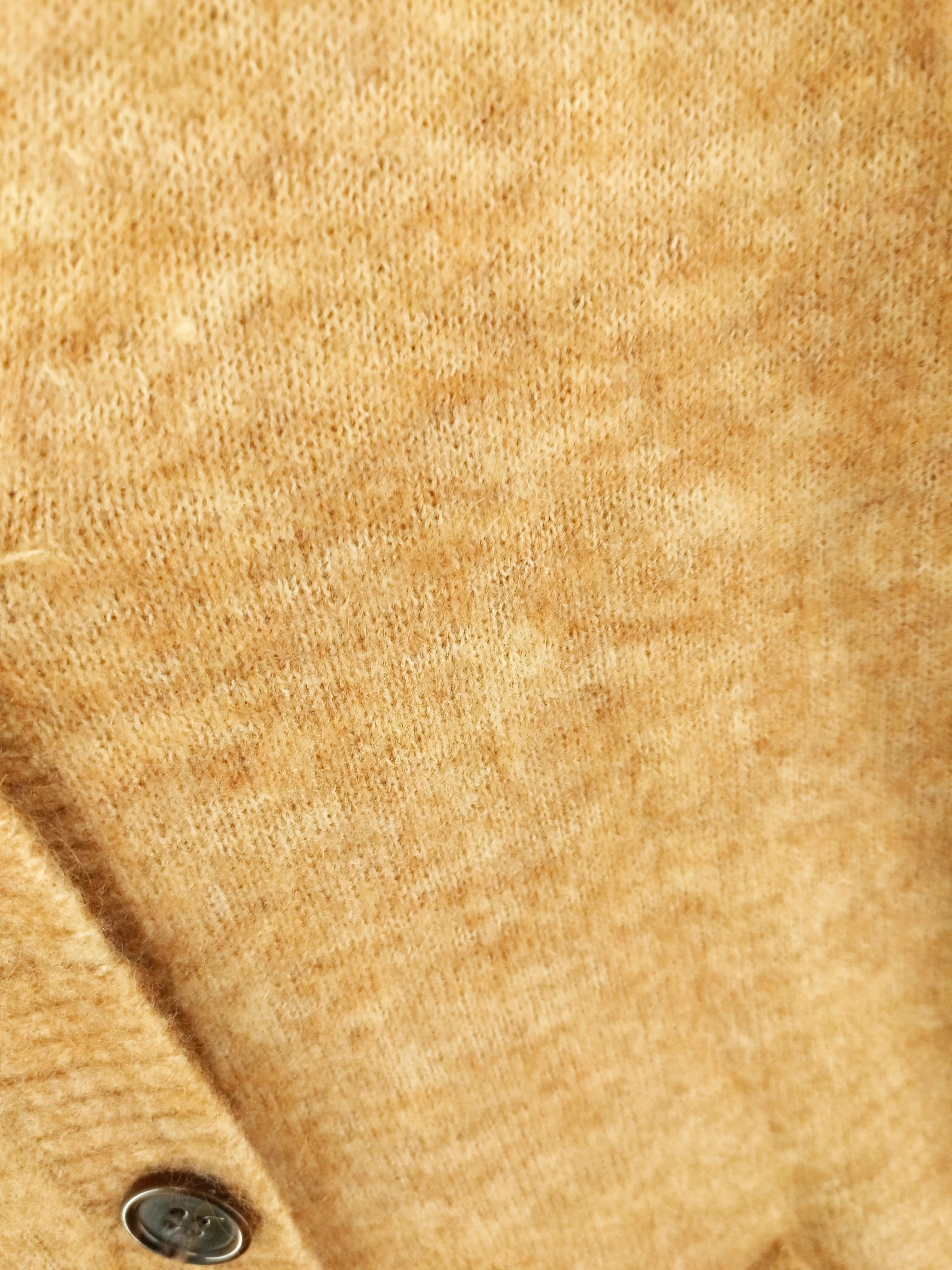 & Other Stories Women's Cardigan XS Tan Polyamide with Elastane, Mohair, Wool