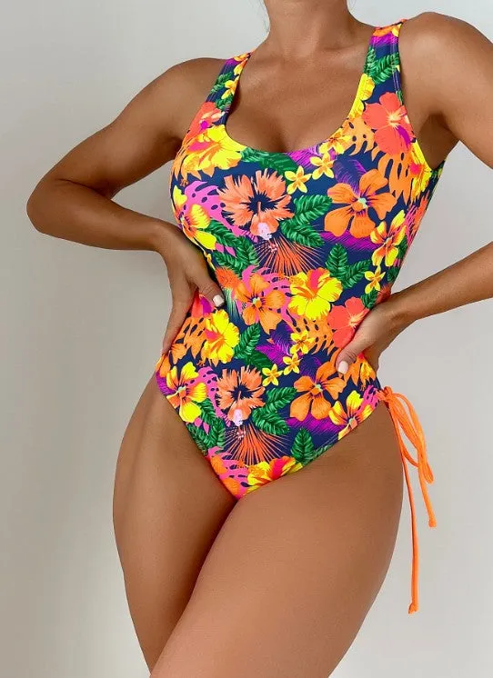 Anguilla Cut Out Open Back Swimsuit