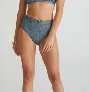 AQUA BLU DOVE HIGH WAIST BOTTOM