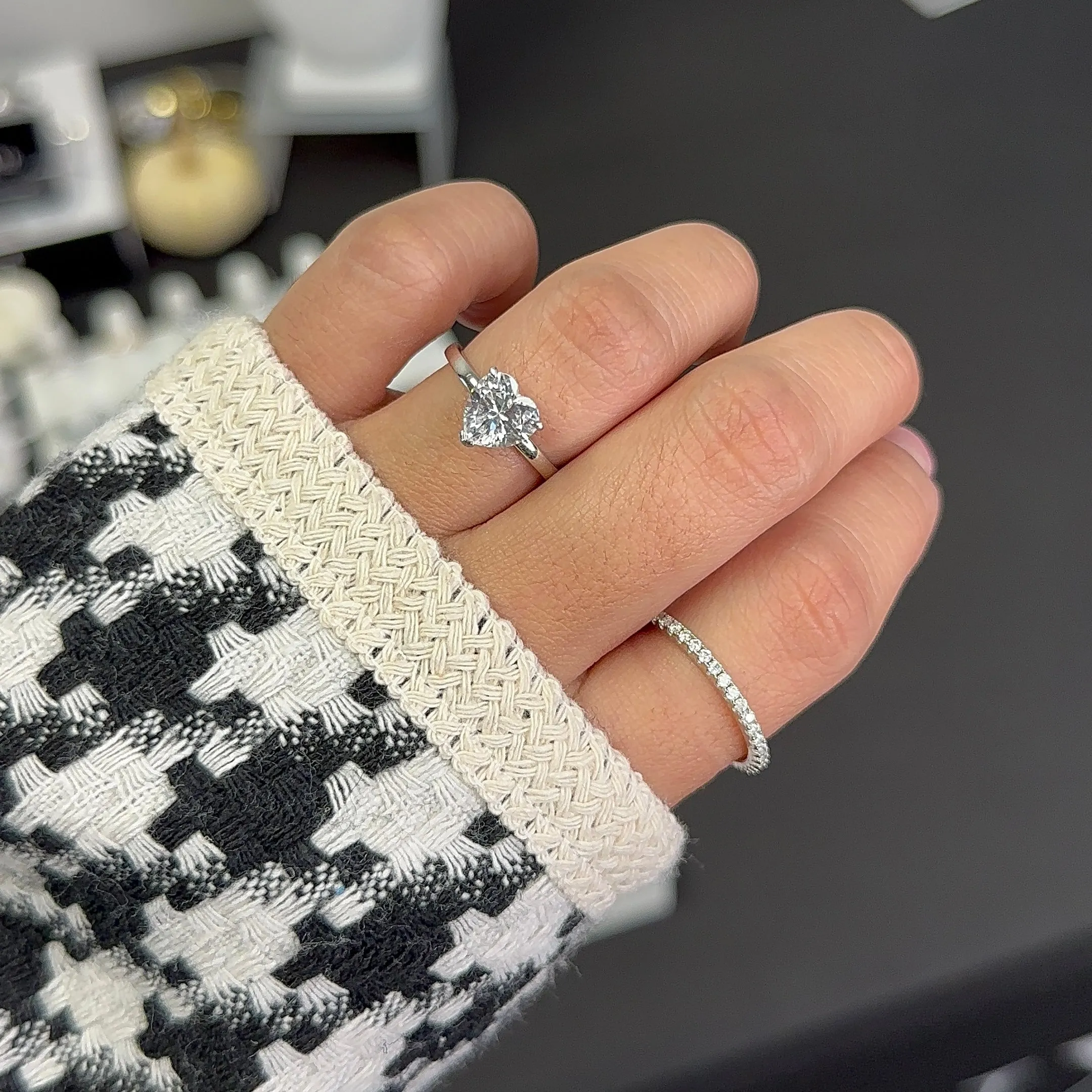 ARIELLE MOISSANITE RING