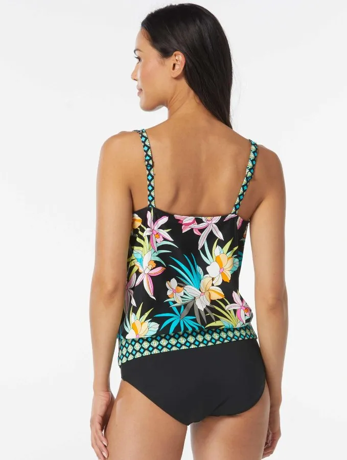 BEACH HOUSE MONICA PRINTED TANKINI TOP