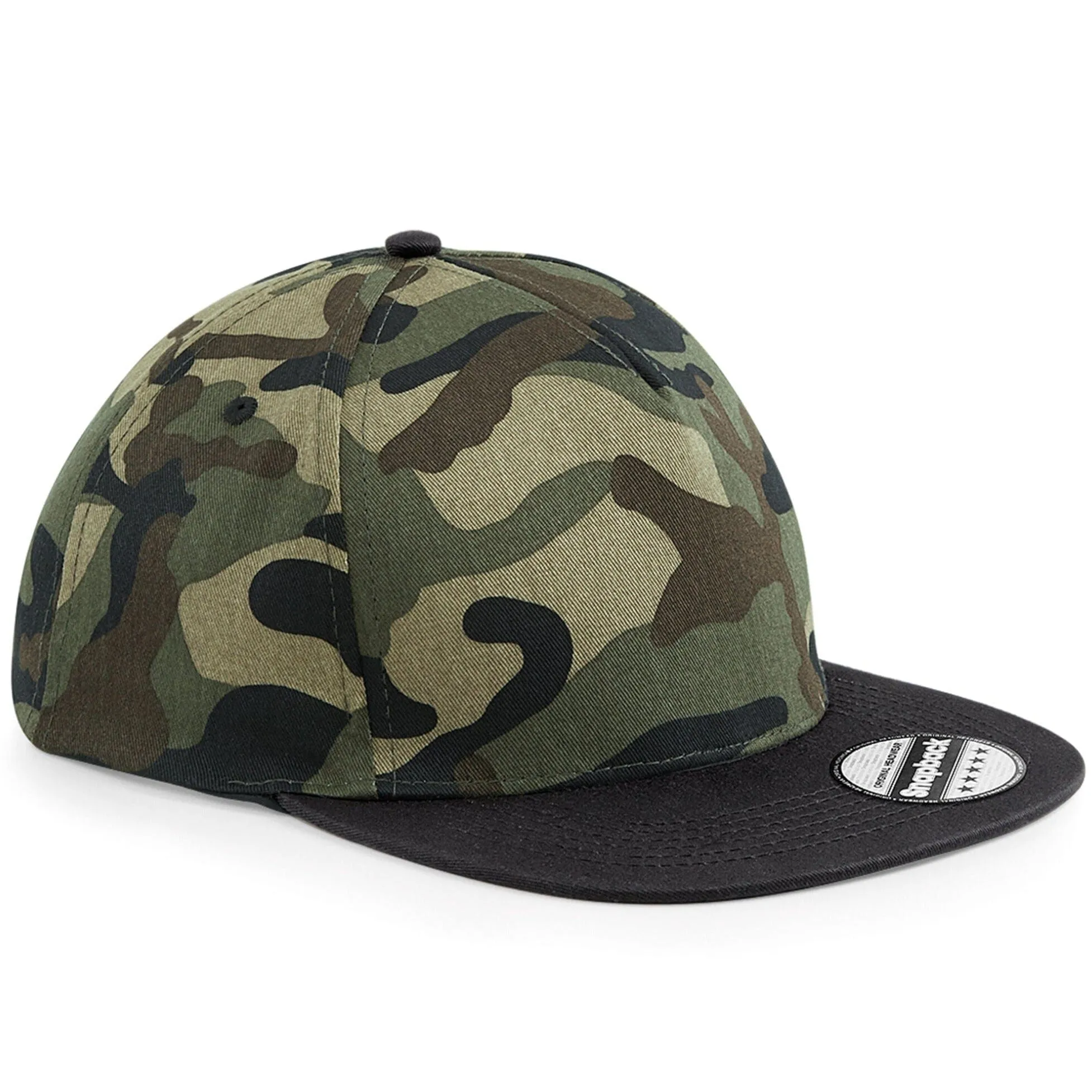 Beechfield Camo Snapback