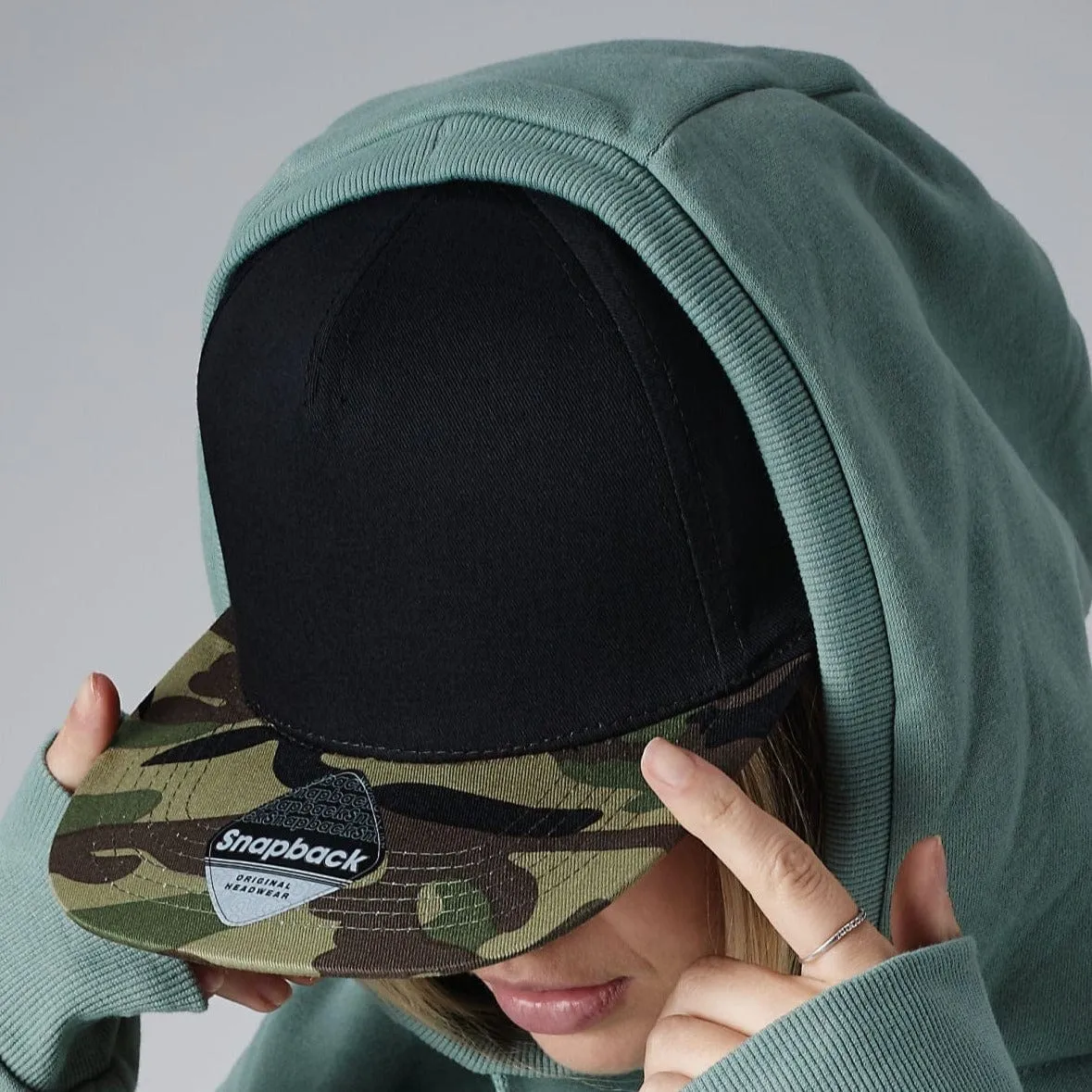 Beechfield Camo Snapback