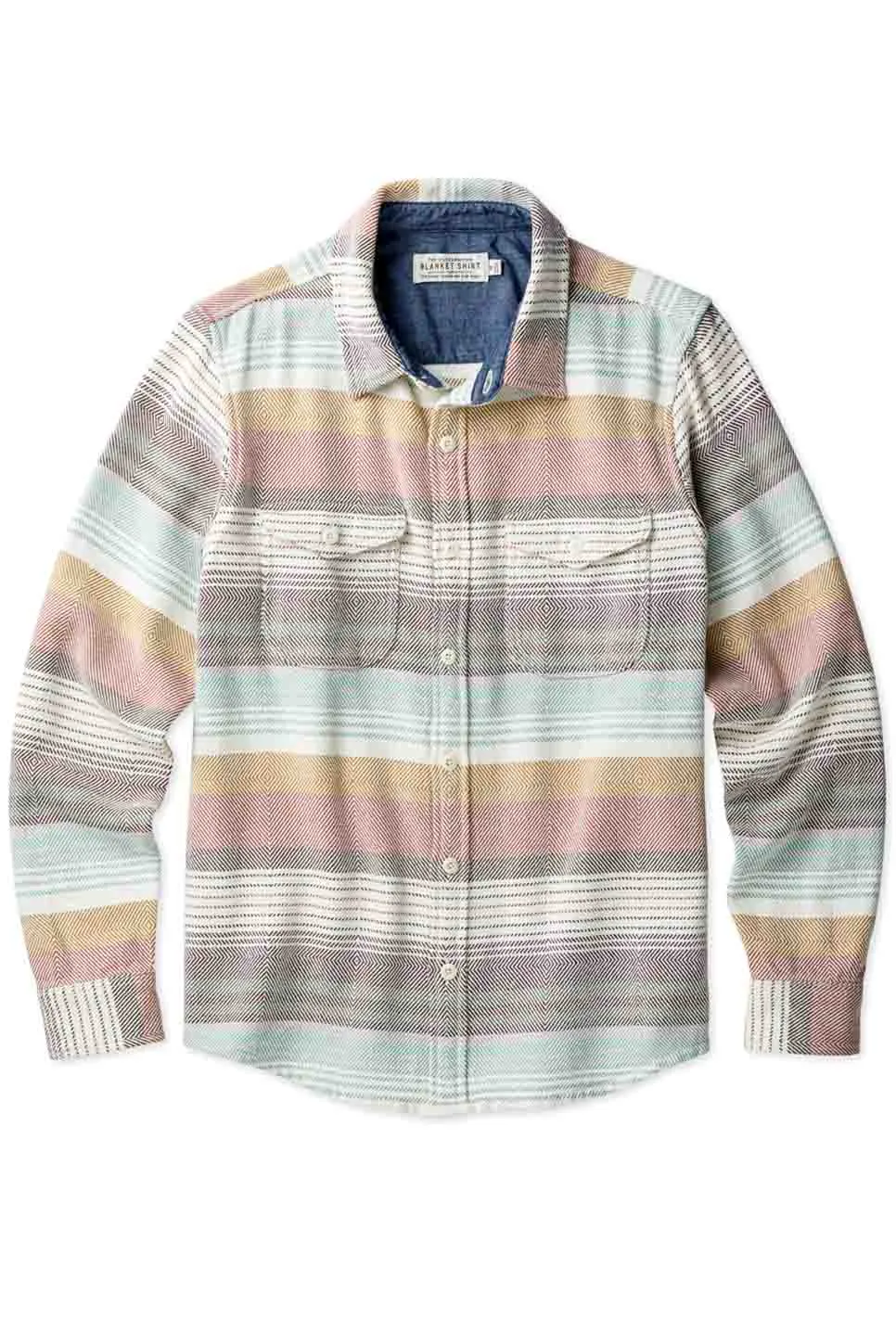 BLANKET SHIRT Cloud Sonoran Stripe