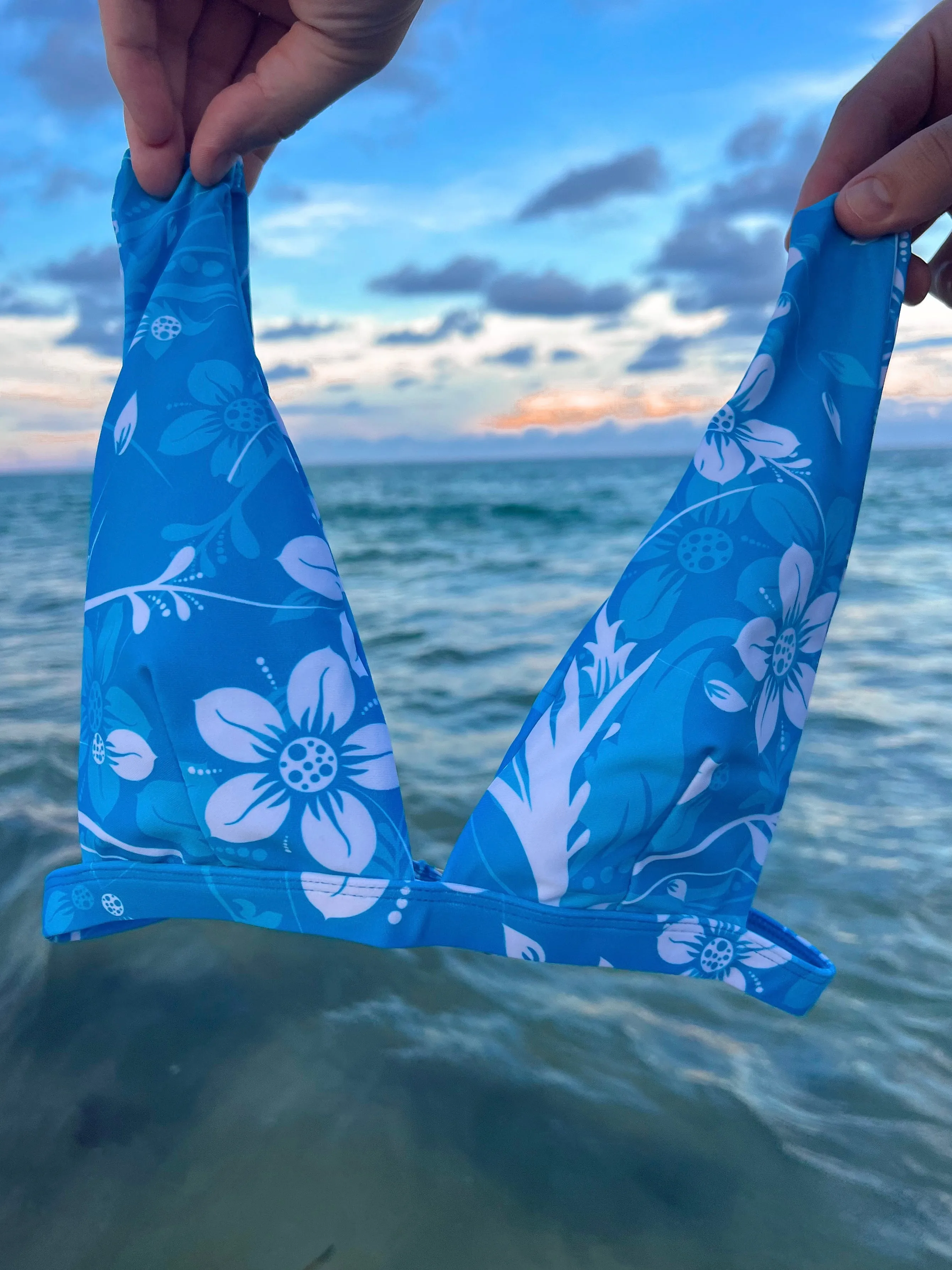 Blue Crush Razz Bikini Top