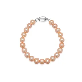 Brilliant Lustre Pink Freshwater Pearl Bracelet WB00171