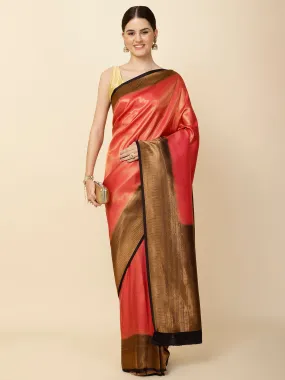 Brocade Zari Jaal Woven Handloom Saree