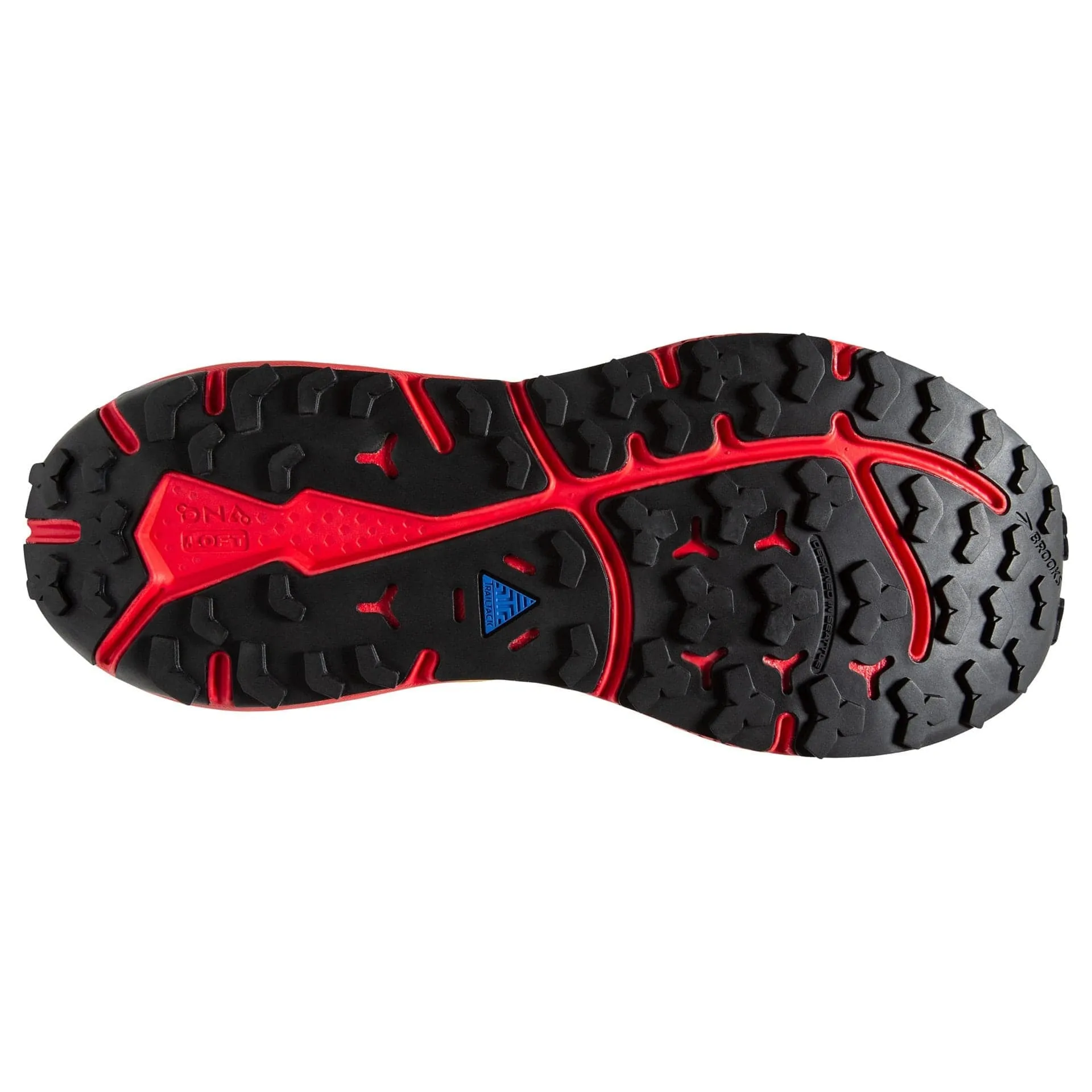 Brooks Divide 3 (Mens) - Black/Fiery Red/Blazing Yellow