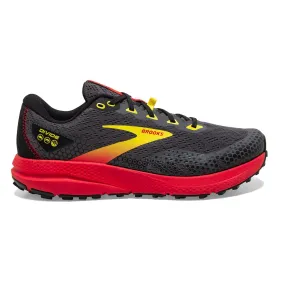 Brooks Divide 3 (Mens) - Black/Fiery Red/Blazing Yellow