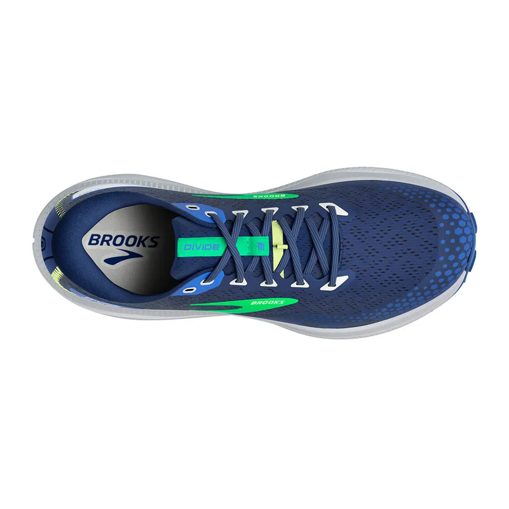 Brooks Divide 3 (Mens) - Blue/Green/Grey