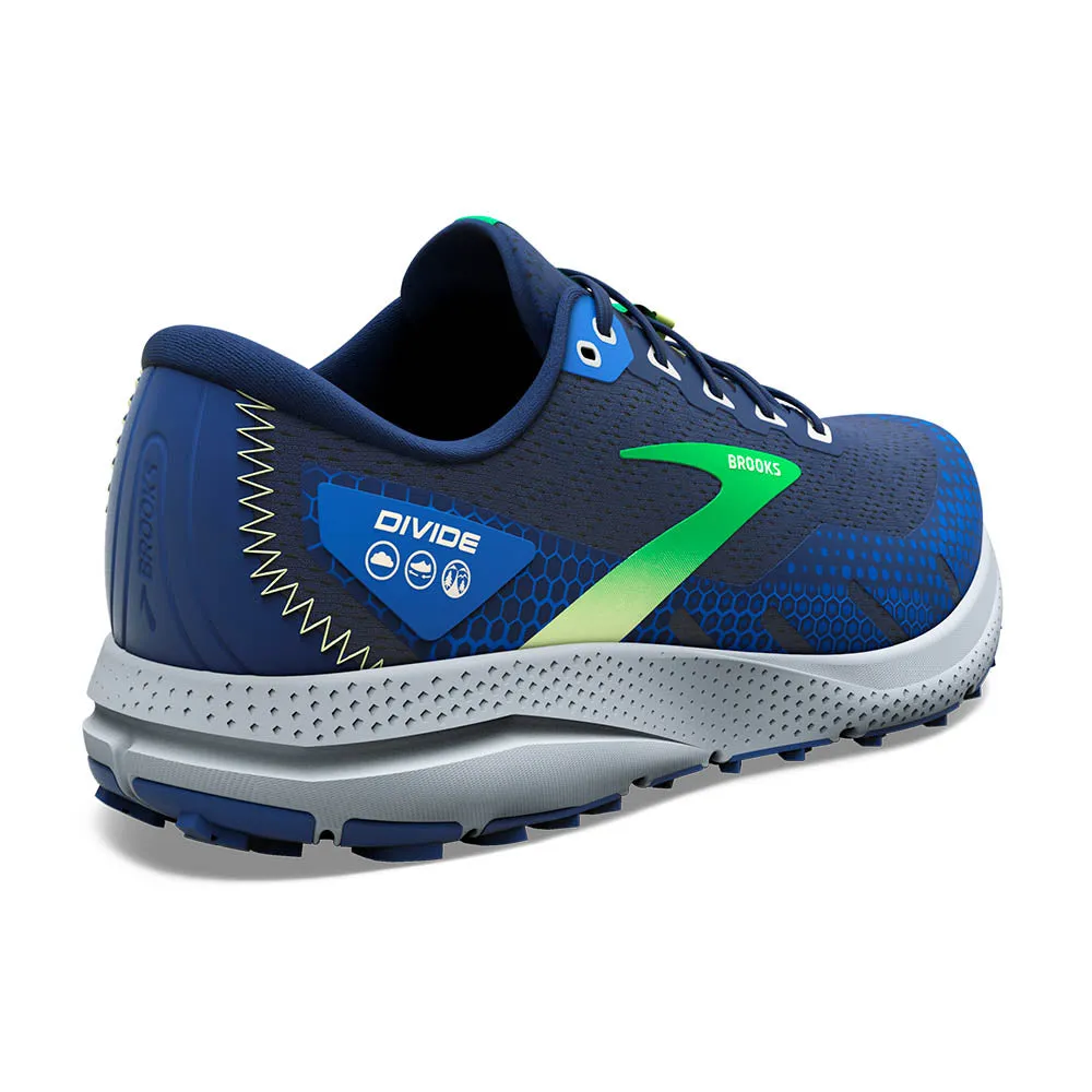 Brooks Divide 3 (Mens) - Blue/Green/Grey