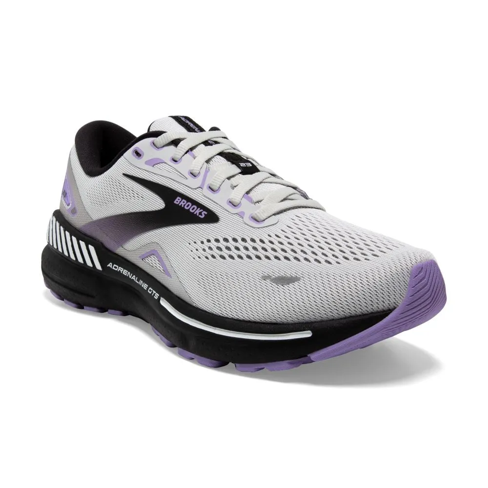 'Brooks' Women's Adrenaline GTS 23 - Grey / Black / Purple