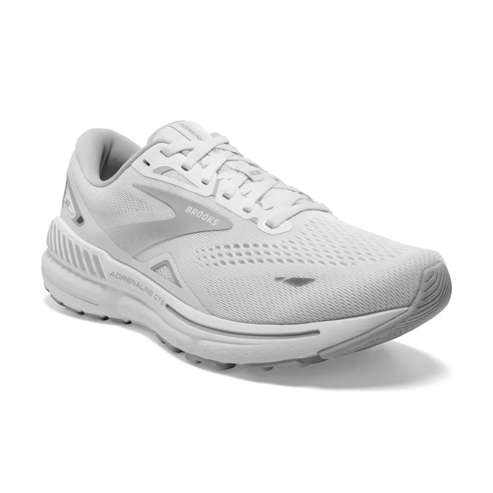 'Brooks' Women's Adrenaline GTS 23 - White / Oyster / Silver