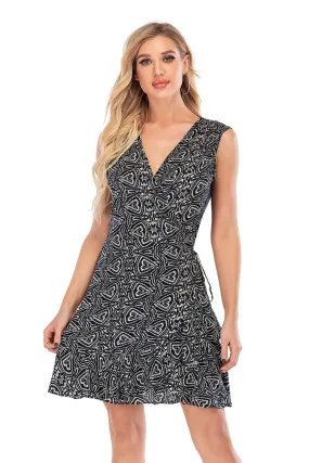 Calison Women's V-Neck Wrapover Knit Dress