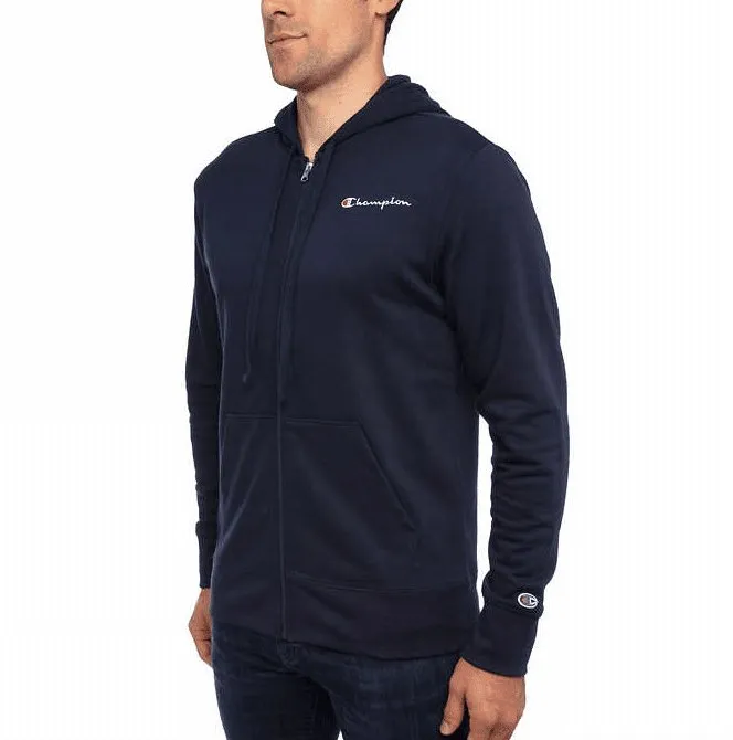 Champion Men's Full Zip Long Sleeve Hooded Jacket