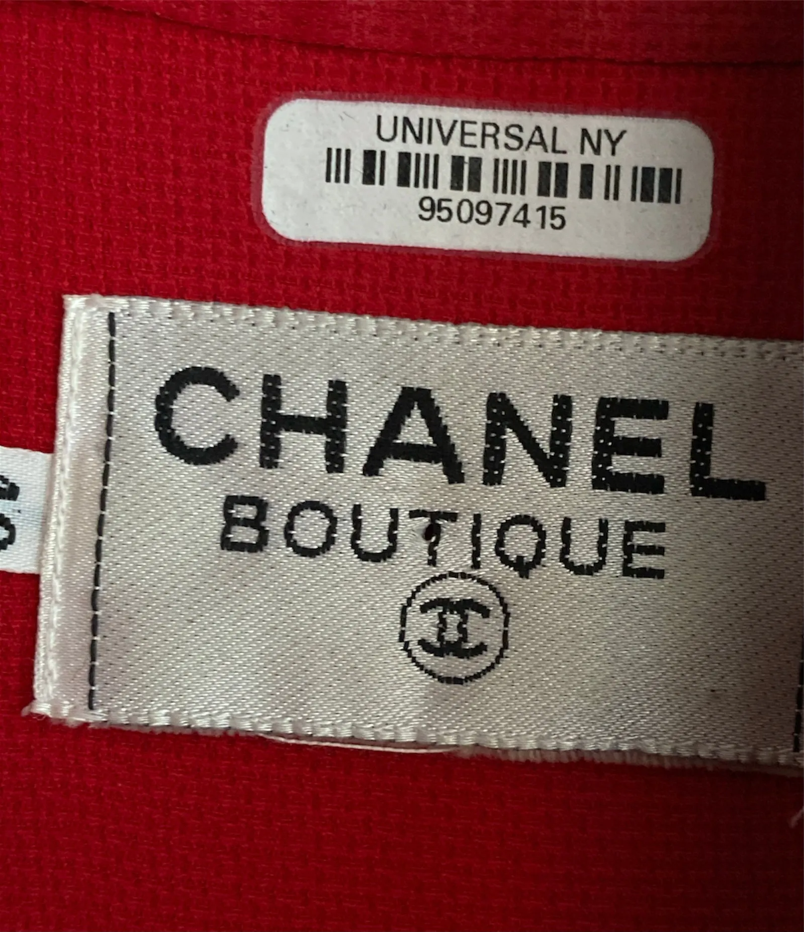 Chanel Red Blouse