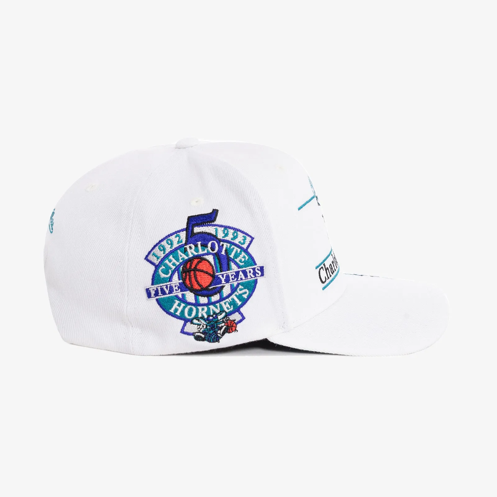 Charlotte Hornets Show Up Classic Redline Snapback - Off White