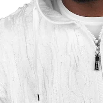 Coogi White Out Zip Hoody (White)