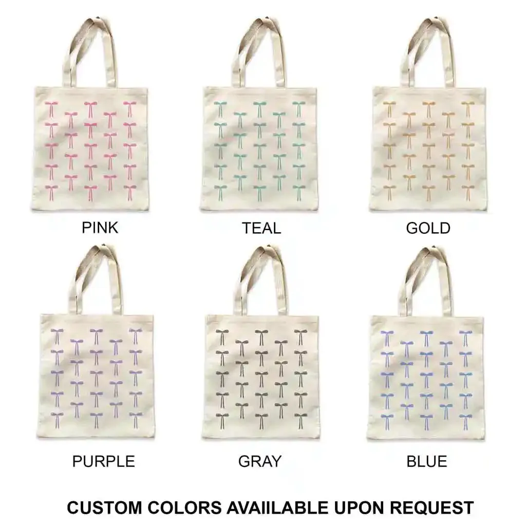 Coquette Bow Tote Bag for Her