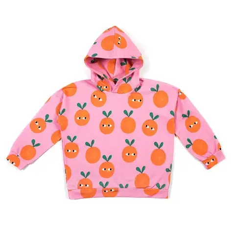 Don't Grow Up Organic Oranges on Pink Hoodie