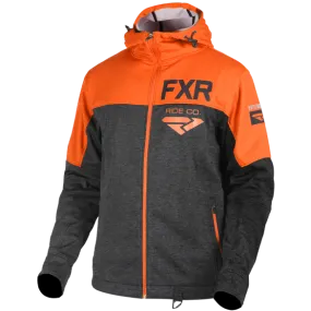 FXR Hydrogen Softshell Hoody Charcoal Orange