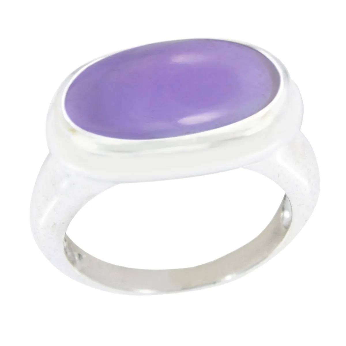 Genuine Gemstone Amethyst Sterling Silver Ring 3d Printing Jewelry