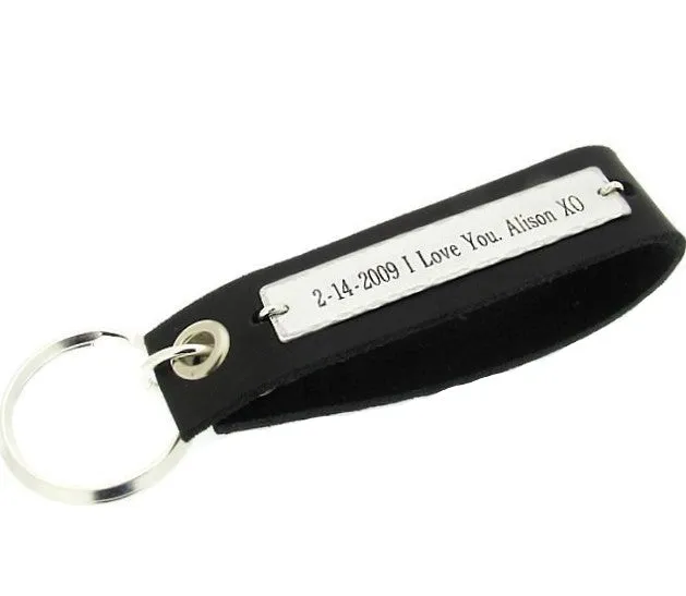 Gifts for Mens - Custom Text Key Chain