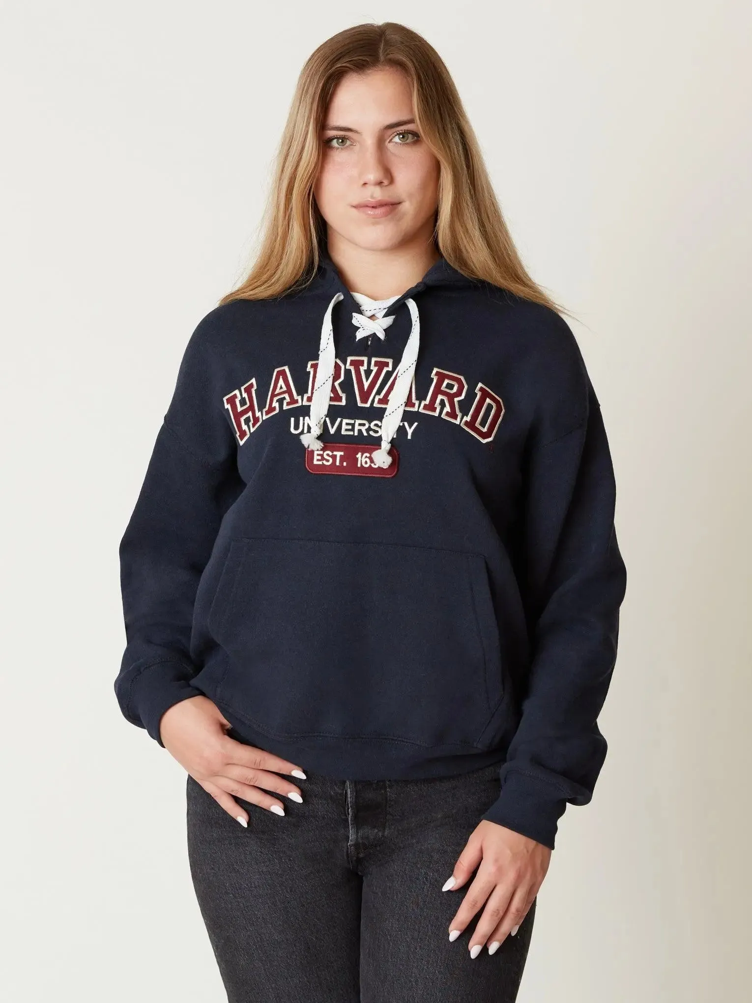 Harvard Hockey Hood