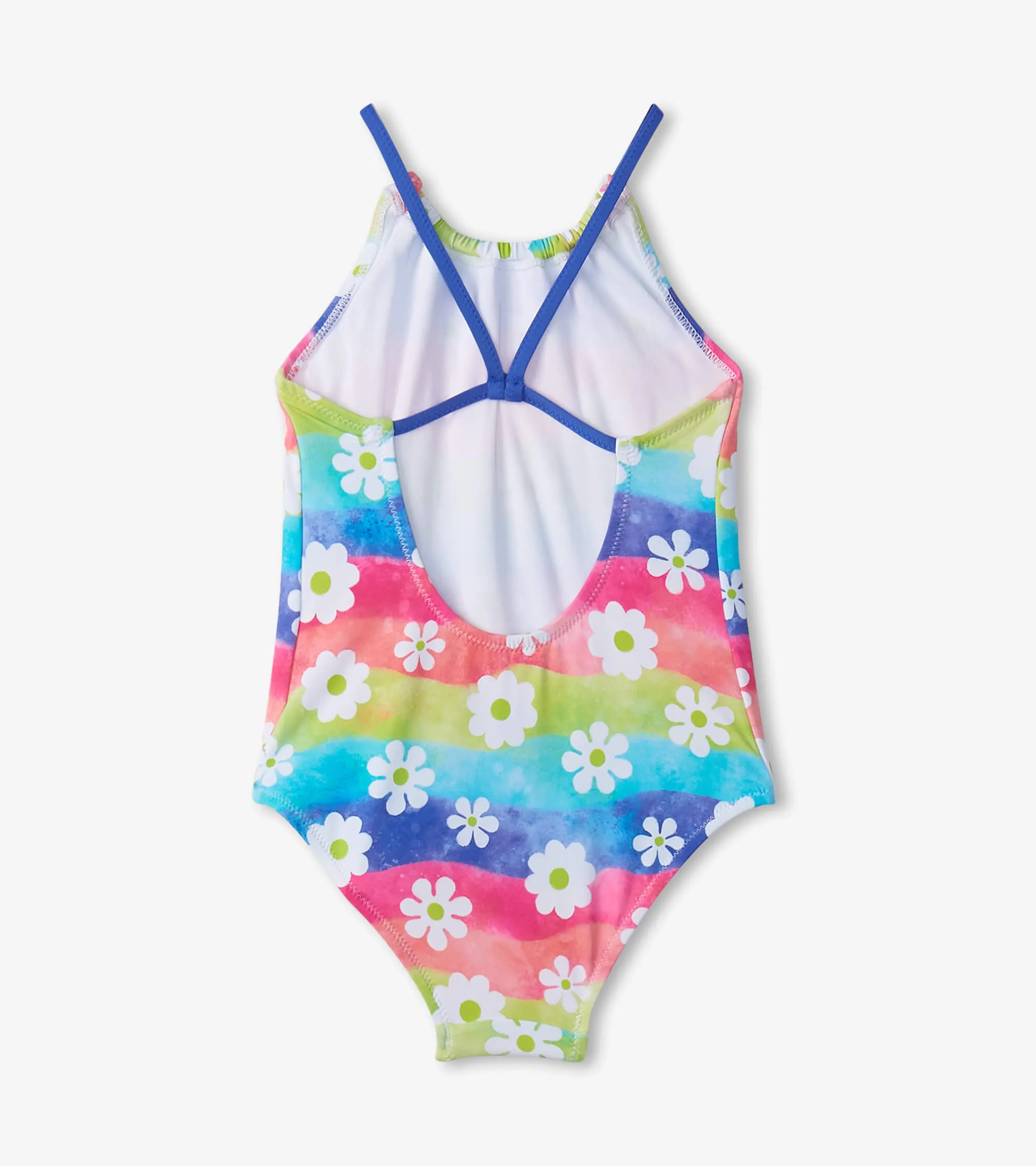 Hatley Rainbow Flower Gathered Swimsuit