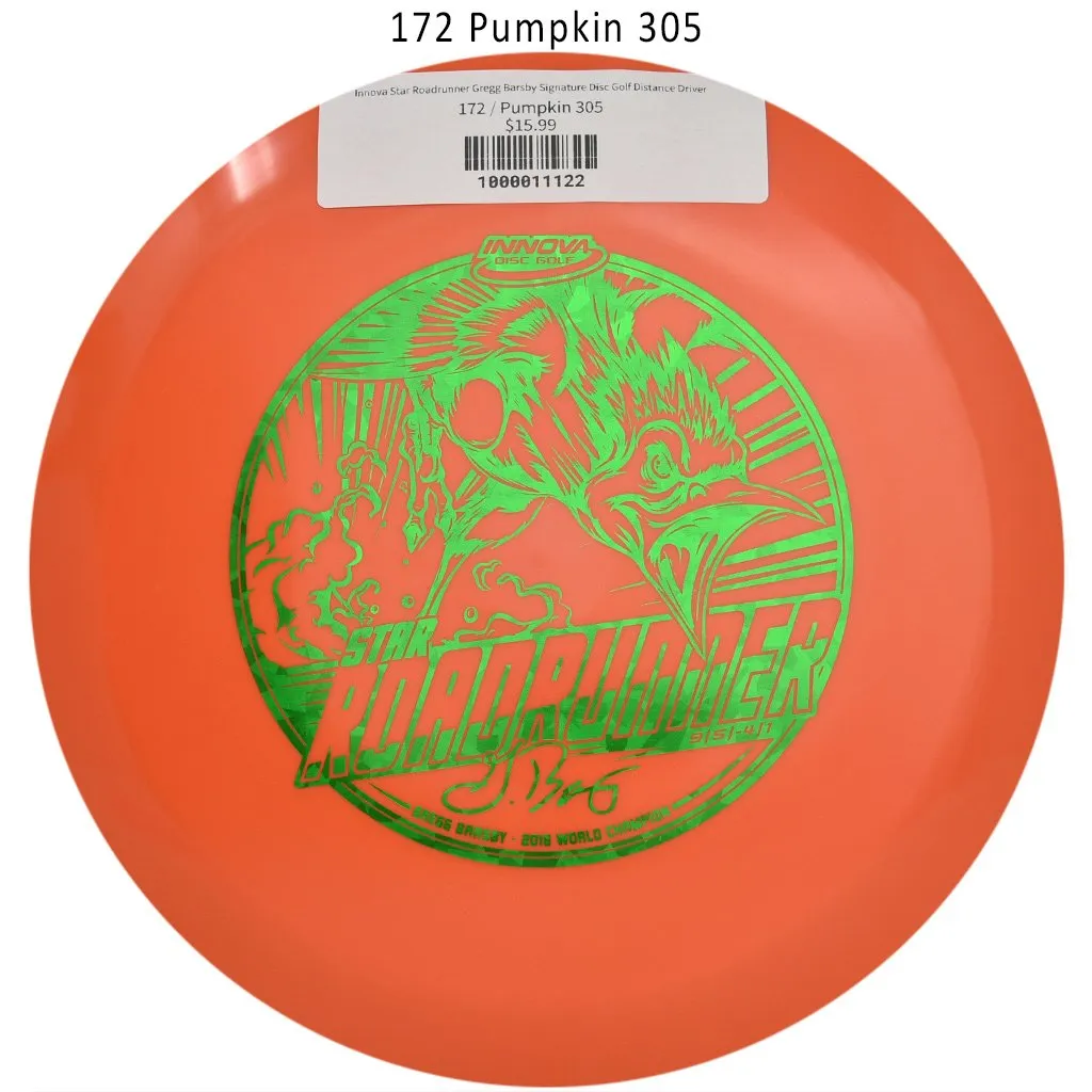 Innova Star Roadrunner Gregg Barsby Signature Disc Golf Distance Driver