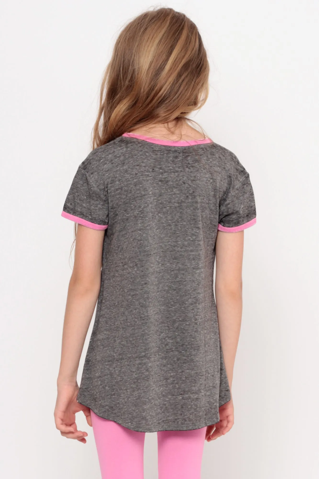 Jetsetter | Pocket Ringer Top - Charcoal