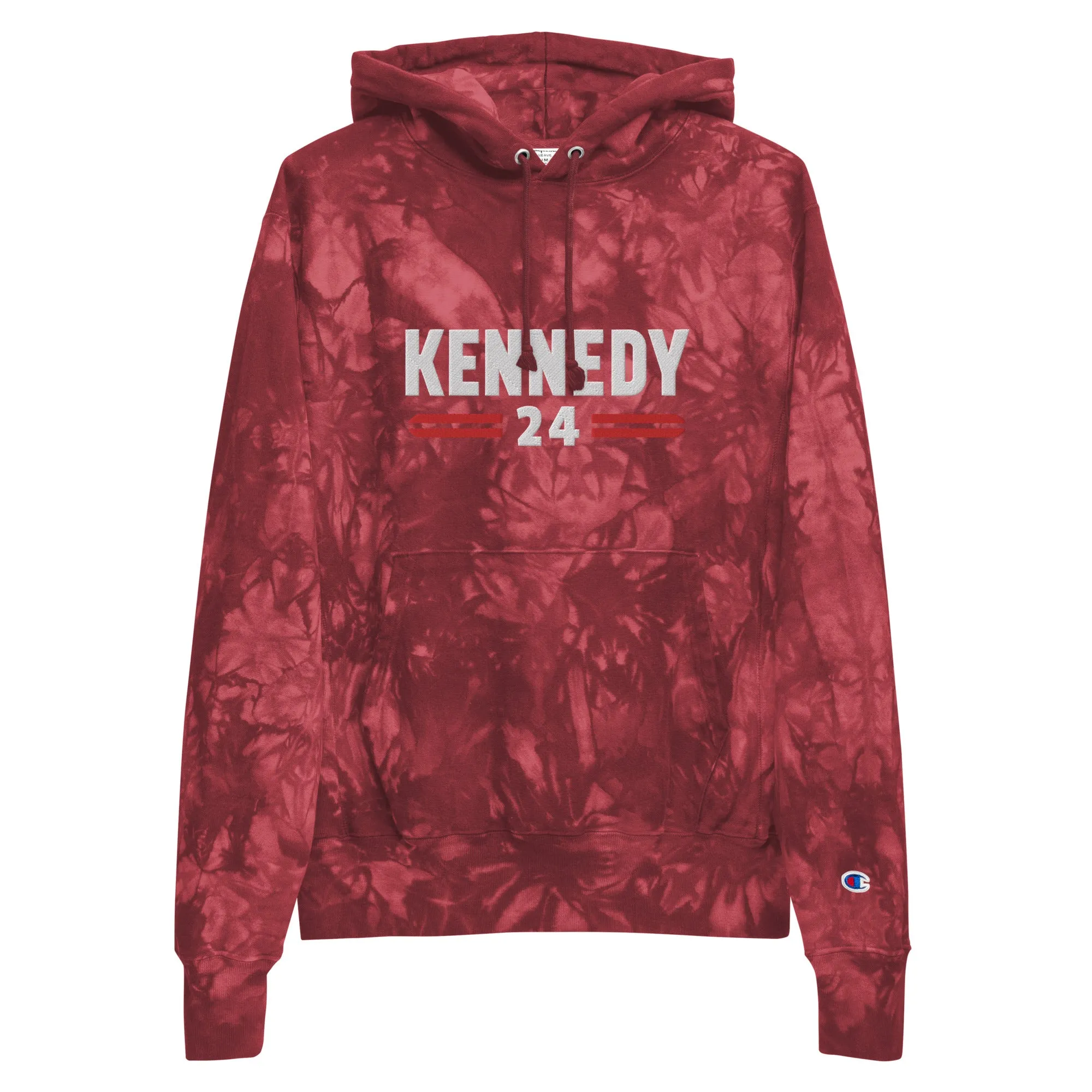 Kennedy Classic Embroidered Champion Tie-Dye Hoodie