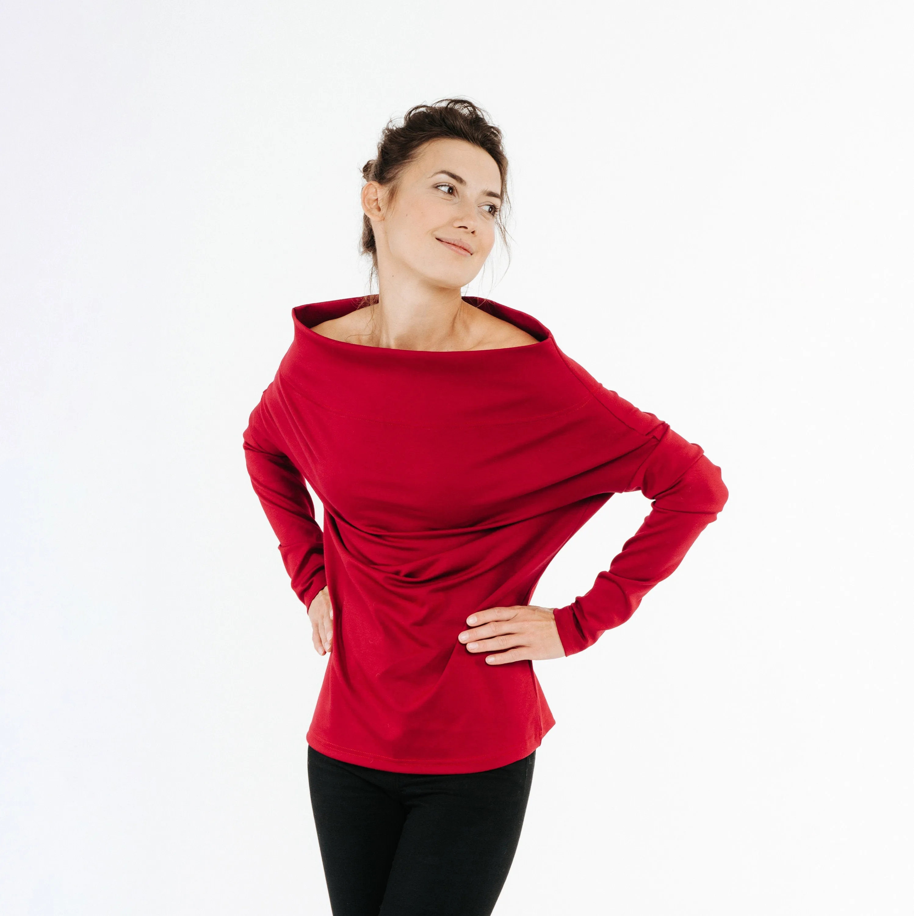 LeMuse MAGIC blouse, Red, S